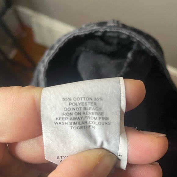 Missguided Black Mom High waisted Jeans Size 6 - Picture 6 of 6